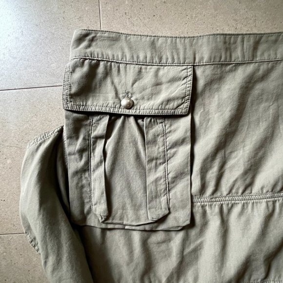 Stella McCartney khaki green mini skirt - Made in Italy-Sz. 12 - Picture 3 of 10